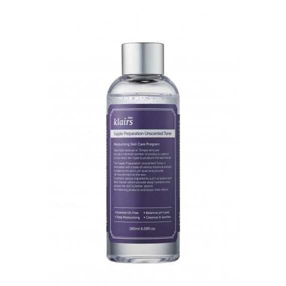 Dear, Klairs Supple Preparation Unscented Toner 180 ml